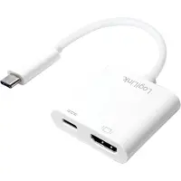 Logilink 0.14m, 2xUSB-C/HDMI, 3840 x 2160 Pixel