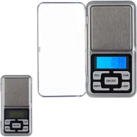 Relaxdays 2 x Digitale Feinwaage Mini Schwarz,Silber,Transparent