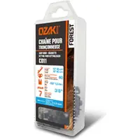 Generique Ozaki Kettensägekette Unter Gehäuse Halbrund: 3/8'' 058 (1,5mm) 60 Treiber (E60)