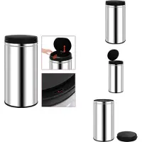 vidaXL Automatischer Sensor-Mülleimer 70 L Edelstahl - Mülltonnen & Abfalleimer