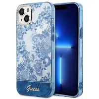 GUESS Guhcp14mhgplhb Iphone 14 Plus15 Plus 6.7 Niebieski Porcelain Collection Handyhülle