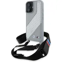 BMW Etui M Edition Carbon-Streifen & Riemen Na Iphone 16 - Szare