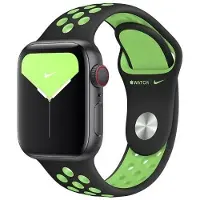 Apple Watch Nike Sportarmband 38/40/41 mm Schwarz Limette