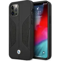 BMW Bmhcp12mrscsk Iphone 12 Pro 6.1 Leather Perforate Sides Handyhülle