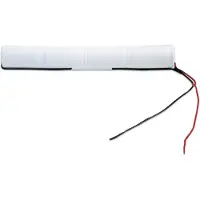 Q-Batteries Akku Pack 4,8V 1800mAh für Notbeleuchtung Stab NiCd L4x1 4xSub-C Hochtemperaturzellen Kabel 20cm