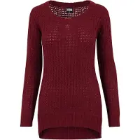 Urban Classics lässiges Damen Sweatshirt Rot
