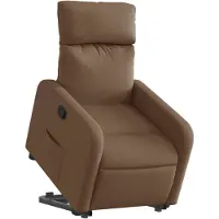 vidaXL Relaxsessel mit Aufstehhilfe Braun Stoff