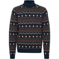Blend Rollkragenpullover "BHPullover" Stilvoller Basic Strickpullover mit Rollkragen