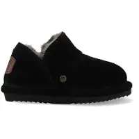 Warmbat Pantoffel Willow Suede Black Kinder-Schuhgröße 32