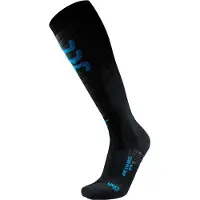 UYN Skisocken Evo Race One Herren Black/Blue-Schuhgröße 42 - 44