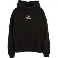 FELICIOUS bequemer Damen Hoodie mit Baumwolle Schwarz