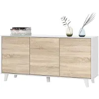 CALICOSY - Buffetschrank mit 3 Türen - L154 cm - Zaiken Plus