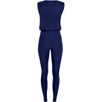 Winshape Jumpsuit "JS102LSC", Damen, Gr. XXL, Normalgrößen, blau (dunkelblau), 85% Polyester, 15% Elasthan, Rundhals, Overalls Jumpsuit, Functional Comfort