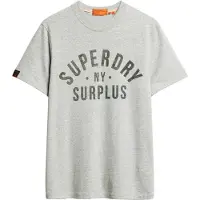 Superdry für Herren. M1012013A Surplus T-shirt grau (XXL), Lässig, Baumwolle, Kurzarm