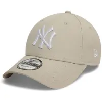 New Era Kappe League Essential 9FORTY New York Yankees Unisex Stone / White