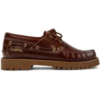 Camper für Herren. 15233-001 Bootsschuhe aus braunem Leder 15233 (40), Wohnung, Schnürsenkel, Lässig, Klassisch