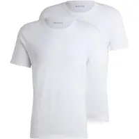BOSS für Herren. 50479536 Packung mit zwei weißen Unterhemden (L), Heimtextilien, Baumwolle, Kurzarm
