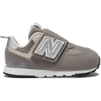 New Balance Unisex für Kinder. NW574V1 Turnschuhe 574 New-b grau (17), Wohnung, Klettverschluss, Lässig, Kinderbekleidung