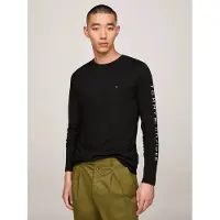 Tommy Hilfiger Longsleeve "TOMMY LOGO LONG SLEEVE TEE" mit Logodruck