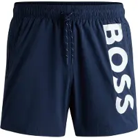BOSS Schnell trocknende Badeshorts mit aufgedrucktem Logo Grösse XL