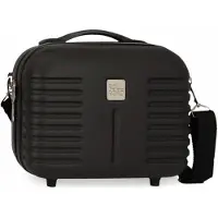 Roll Road Unisex. 5083921 ABS India Adaptive Toilettentasche schwarz -29x21x15cm (OSFA), Lässig, ABS/Polykarbonat