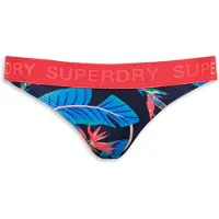 Superdry für Damen. W3010401A Bikiniunterteil Classics navy (M), Schwarz, Strandbekleidung, Recyceltes Polyester, Nachhaltig
