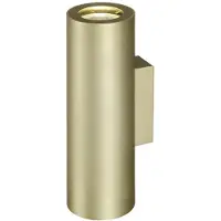 SLV Up- and Downlight Wandleuchte Enola B in messing