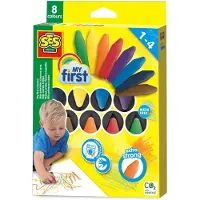 SES Creative My First Meine ersten Wachsmalstifte, 8 Stück(e), Mehrfarbig, Mehrfarbig, Karton, Kind, 1 Jahr(e)