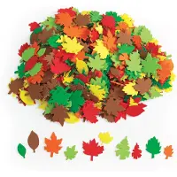 Colorations – Farbige Blätter aus Schaumstoff, 500 Stück
