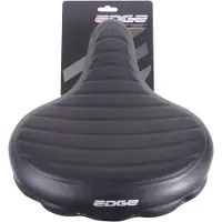 Edge Fahrrad Sattel Urban XL Wave - Schwarz