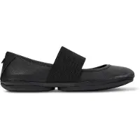 Camper für Damen. 21595-242 Rechts Nina Schwarze Lederballerinas (38), Wohnung, 1 bis 3 cm, Lässig, Nachhaltig