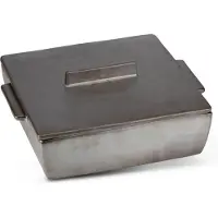 Dutchdeluxes Auflaufform Rectangular Small Ceramic Platinum Matt