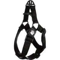 Flamingo Geschirr Step & Go Zorba schwarz, Größe: XL / Breite: 38 mm