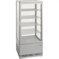 Saro Kühlvitrine SC 80/100, weiß 330-1012 , Modell SC 100, 98 Liter