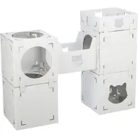 Trixie 48060, Katzenkratzbaum, Freistehend, Weiß, Karton, 930 mm, 720 mm