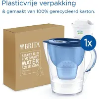 Brita Wasserfilterkanne Marella XL – 3,5 l – Blau – inkl. 1 MAXTRA PRO Pure Performance Wasserfilterkartusche – Nachhaltig verpackt