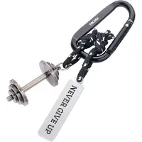 Troika Schlüsselanhänger "Gib niemals auf", KR24-09/BK