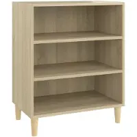 vidaXL Sideboard Sonoma-Eiche 57x35x70 cm Holzwerkstoff