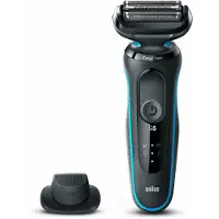Braun Series 5 51-M1200s, Folienschaber, Schwarz, Blau, AutoSense, Tasten, Akku, Lithium-Ion (Li-Ion)