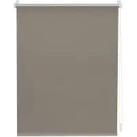 Lichtblick Rollo Klemmfix, verdunkelnd, taupe, 75 x 150cm, Thermorollo, zum Klemmen, ohne Bohren