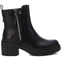 Refresh für Damen. 17199301-NEGRO Stiefelette 171993 schwarz (39), 5 bis 8 cm, Reißverschluss, Lässig