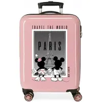 Disney Minnie Y Mickey Paris 55 Cm 34l Koffer Auf Rollen