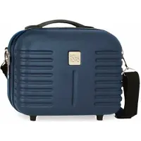 Roll Road Unisex. 5083923 ABS India Anpassbare Toilettentasche marineblau -29x21x15cm (OSFA), Lässig, ABS/Polykarbonat