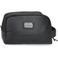 Pepe Jeans Unisex. 7824531 Egham anpassungsfähige Kulturtasche schwarz (OSFA), Lässig, Polyester