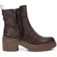 Refresh für Damen. 17199303-MARRON Stiefelette 171993 braun (38), 5 bis 8 cm, Reißverschluss, Lässig