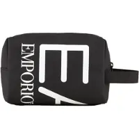 EA7 Unisex. 245076_3R910 Kosmetiktasche schwarz (OSFA), Lässig, Polyester