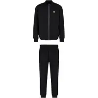 EA7 für Herren. 8NPV56_PJ4EZ Hochwertiges schwarzes Halstuch (L), Lässig, Sportlich, Multisport, Polyester