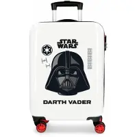 Joumma Bags für Mädchen. 4551723 Star Wars Darth Vader Kabinengepäck 55cm Weiß (OSFA), Lässig, Synthetisch, ABS/Polykarbonat, Kinderbekleidu