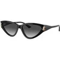 Jimmy Choo 0JC5019 Damen-Sonnenbrille Vollrand Cat Eye Acetat-Gestell, schwarz
