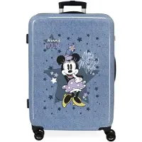 Disney für Mädchen. 4981821 Minnie Style Medium Hartschalenkoffer 68cm blau (OSFA), Lässig, ABS/Polykarbonat, Mittel, Kinderbekleidung